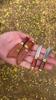 Brass Colored Wood Mini Fixed Blade Knife Sharp Small Chopper Portable Keychain Hanger Unpackage Express Opening Cutter