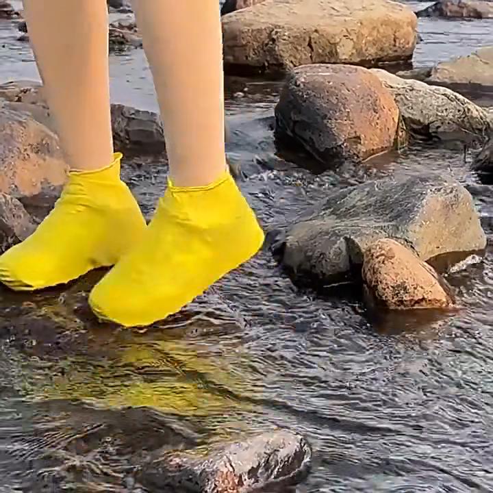 Latexové voděodolné návleky na boty Opakovaně použitelné protiskluzové holínky Návleky na boty Gumové návleky na holínky pro venkovní použití Vybavení
