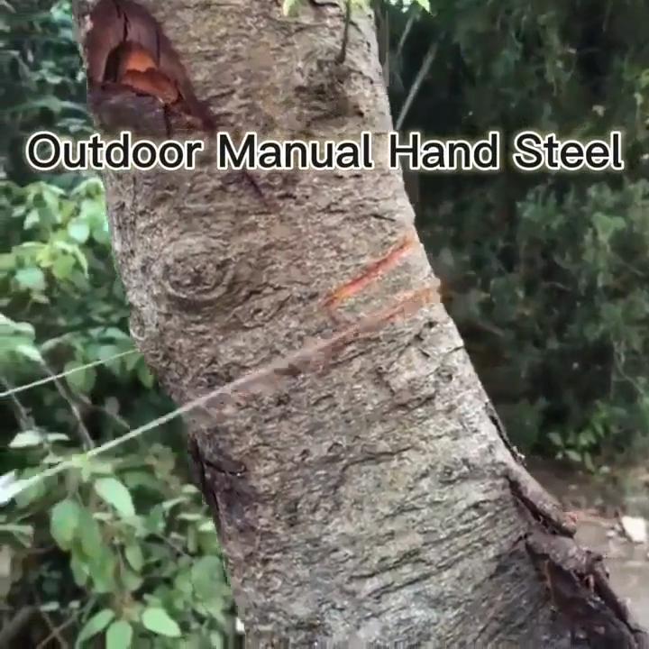 1pcs, Portable Survival Chain Saw, Manual Wire Saw For Outdoor Camping, Hiking, Backpacking And Emergencies