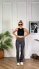 Women's High-Waist Bell Bottom Pants Sporty Tight Fit Comfortable Elastic Design Ideal for Exercise And Daily Wear