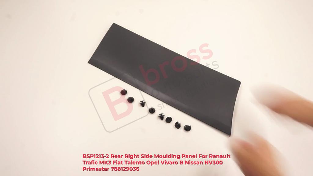 BSP1213-2 Rear Right Side Moulding Panel For Renault Trafic MK3 Fiat Talento Opel Vivaro B Nissan NV300 Primastar 788129036