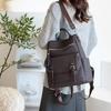 Vintage Large Capacity Backpack Women's Travel Shoulder Bag Handbag Three-purpose Bag