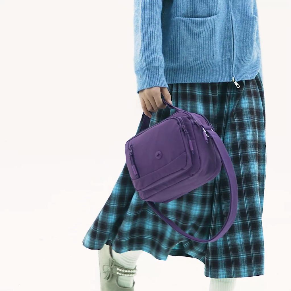 Lightweight Women's Mobile Phone Bag Nylon Shoulder Bag Waterproof Commuter Crossbody Bag