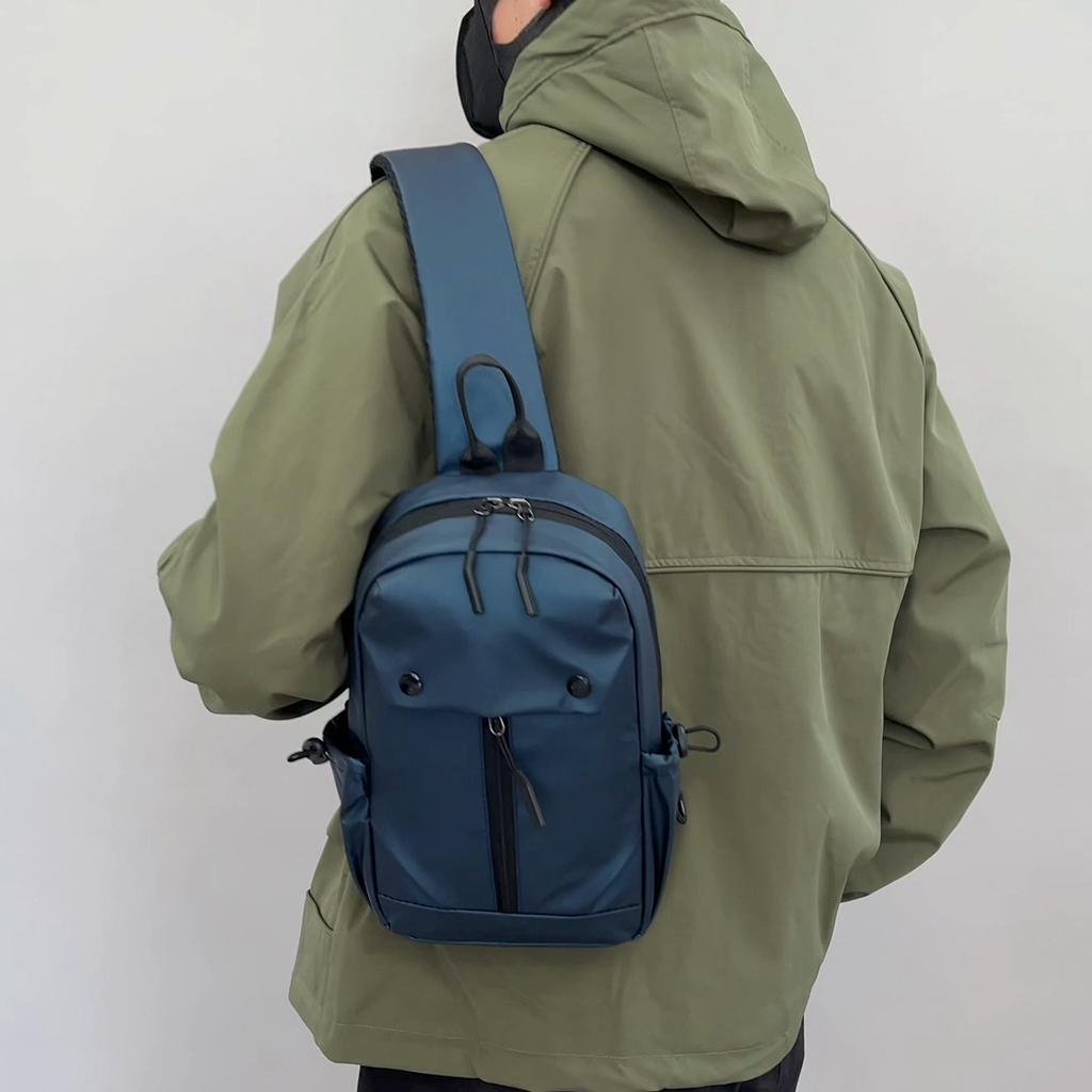 Business Chest Bag Men's Crossbody Bag Commuter Lightweight Shoulder Bag