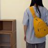Solid Color Backpack Multi-functional Chest Bag Women's Shoulder Crossbody Bag