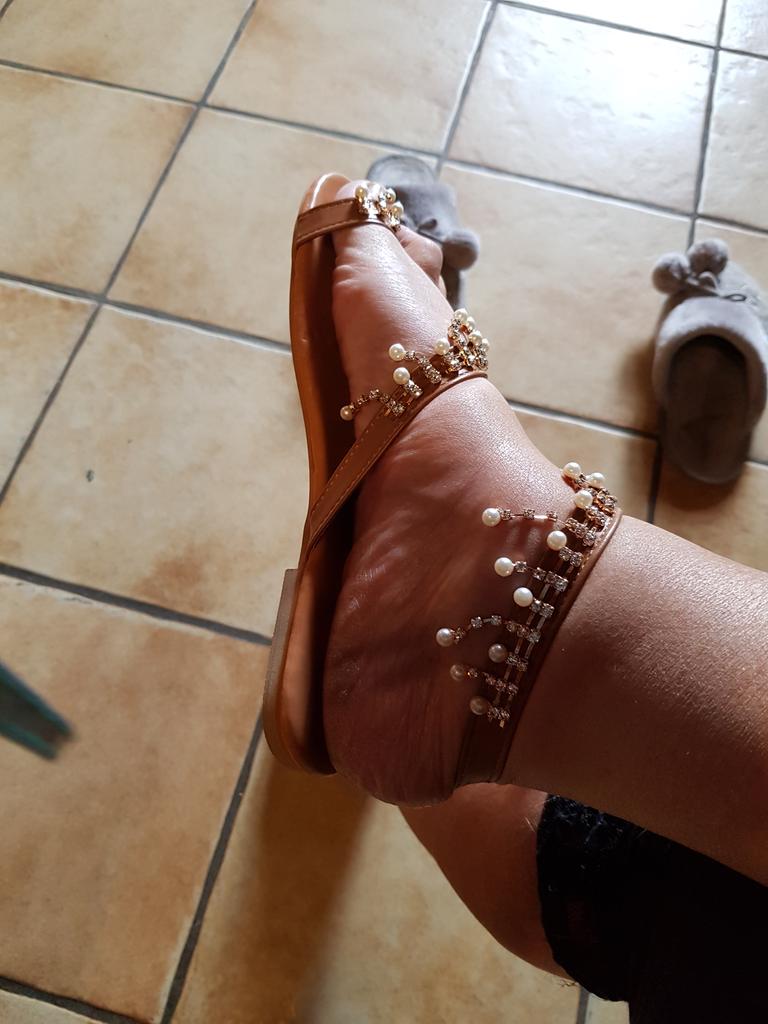 Sandales Femme été – Tongs élégantes à Bout Carré, Semelle Caoutchouc Antidérapante – Taille 36 à 42, Style Bohème - 14