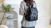 Women's Soft Leather Backpack Solid Color Travel Backpack
