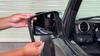 Car Rearview Mirror Rain Eyebrow Decorative Frame Cover For Suzuki Jimny 2019 Up Exterior Accessories, ABS Plastic
