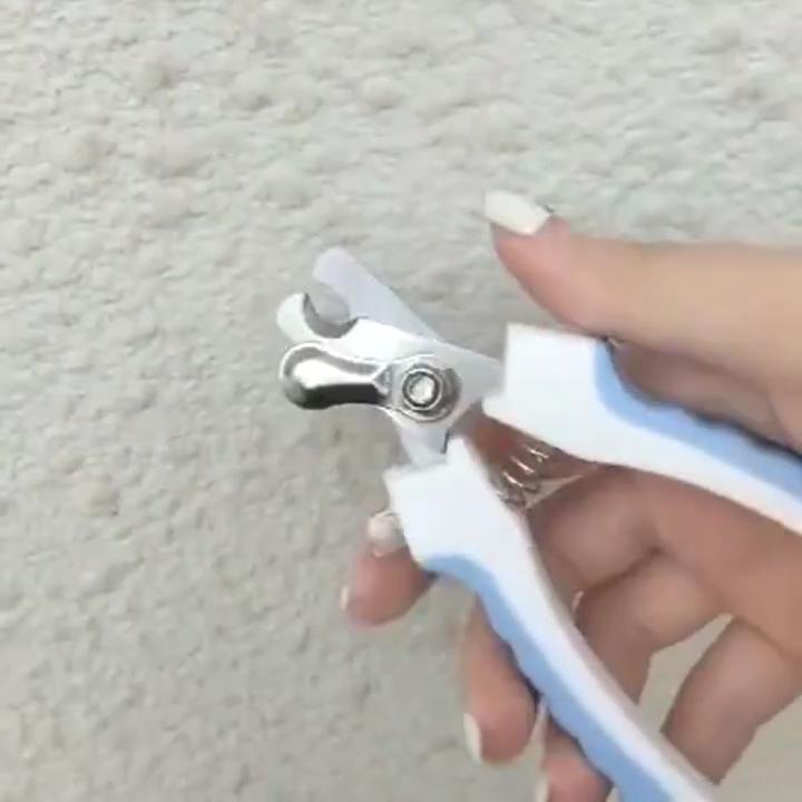 Kjæledyrhundkatt Profesjonell neglekutter i rustfritt stål pleie dyreneglesaksklippere Negleklipper for hundevalp og katt