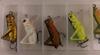 1pc 3.5cm/3g Lifelike Locust Cricket Fishing Bait for Bass Catfish Trout Night Fishing
