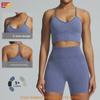 Youth Female Sports Bra With Nylon Spandex Fabric For Running And Fitness Activities
