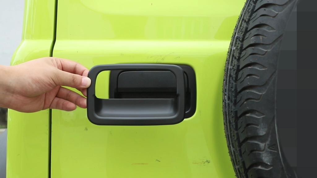 Car Door Tailgate Handle Shell Decoration Cover Stickers For Suzuki Jimny 2019 Up Exterior Accessories