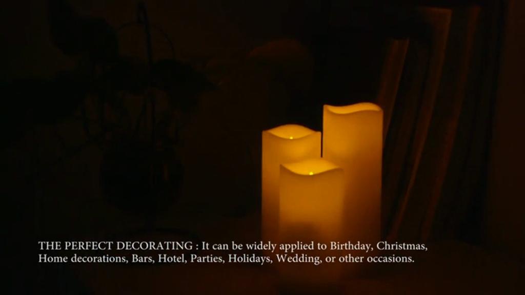 9Pcs LED Candles with Flickering Flameless Candles Battery Operated Pillar Candles Wedding Decoration Candlelight Christmas