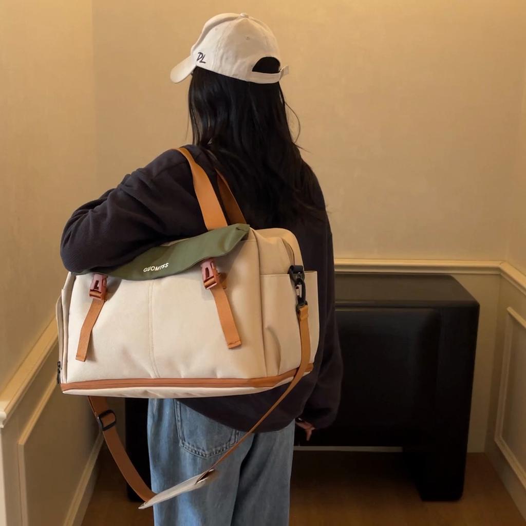 Expanding Dry And Wet Separate Luggage Bag With Shoe Bin Short-distance Travel Bag Travel Lightweight Sports Fitness Bag