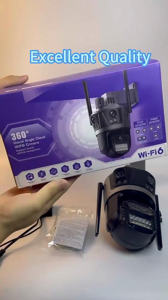 6K 12MP HD PTZ Wifi Surveillance Camera Outdoor 360 Vigilancia Wireless Waterproof Cctv Security Protection External IP Cameras