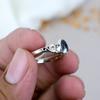 Clear Quartz 925 Sterling Silver Ring For Women