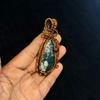 Natural Jasper Copper Wrapped 77.05 Ct Pear Cut Pendant Gemstone Jewelry Gift