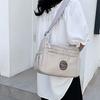 Large Capacity Multi-compartment Dumpling Bag Casual Versatile Shoulder Messenger Large Bag Women's Bag Canvas Bag