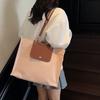 Yogodlns Women Canvas Shoulder Bag Large Capacity Ladies Shopping Bags Simple Handbag Vacation Tote Casual Book Bag
