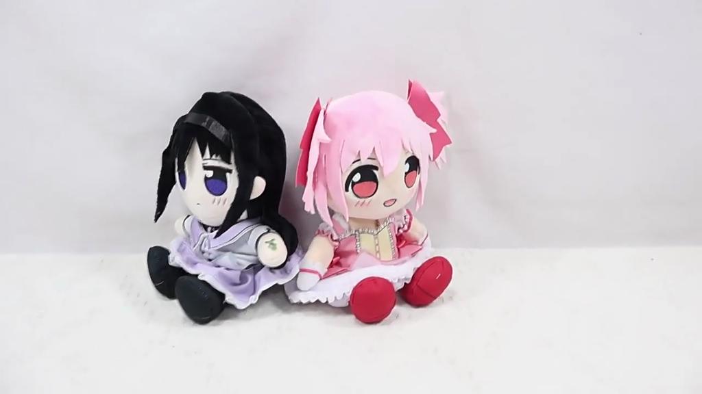 New Puella Magi Madoka Magica Plush Doll Kaname Madoka Akemi Homura Stuffed Toy Cute Anime Character Soft Plushie Ornament Birthday Gift for Anime Fan