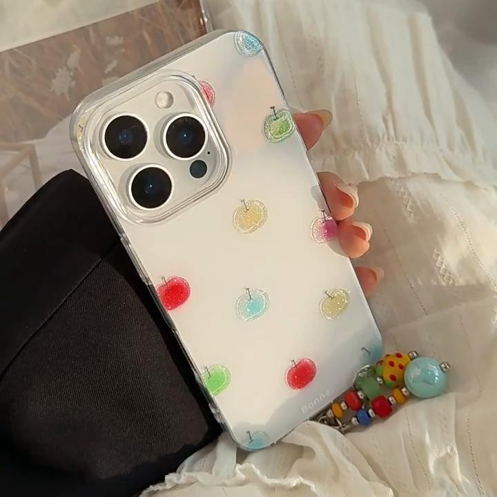 Liusha colored small Apple phone case suitable for Apple phones