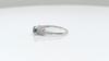 5MM Round London Blue Topaz Gemstone 925 Sterling Silver Solitaire Blossom Design Women Wedding Ring