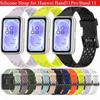 Silicone Strap for Huawei Band 11 Pro, Soft TPU Waterproof Sport Wristband Replacement Bracelet Smart Watch Accessories for Huawei Band 11