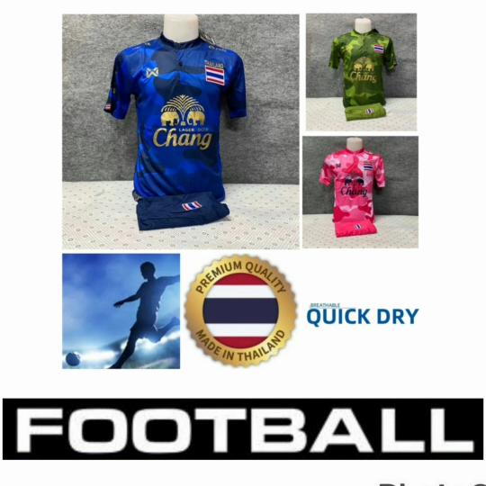 THAILAND National Football Soccer Camouflage Vintage Shirt Mandarin collar Flag Badge Logo Unisex JERSEY Print Quick Dry Short Sleeve Uniform Elephant