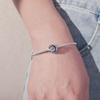 Bamoer 925 Sterling Silver Beads Blue Moon Naughty Cat Pet Charms for Original Bracelet Bangle DIY Jewelry