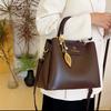 Elegante bolso tipo cartera con cremallera, moderno bolso de mano de gran capacidad para el trabajo, moderno bolso de mano con doble asa