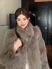 Autumn and Winter New Imitation Fox Fur Coat Fashionable Young Small Fragrant Temperament Warm Thickened Coat