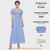 Bridgerton Gothic Dress With High Waist And Long Skirt For Cosplay Enthusiasts