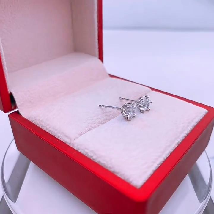 Tancise 925 Sterling Silver Moissanite Zirkon Náušnice Visací náušnice pro ženy Dárky na svatbu