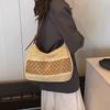 Woven Summer Fashion Straw Bag Beach Holiday Crossbody Bag Shopping Large Capacity Shoulder Bag For Ladies Women