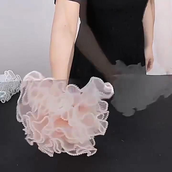 Durable Packaging Tulle Faux Pearls Crafts Material