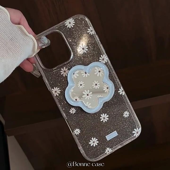 Little Daisy Stand Case for iPhone 13 iPhone 15 iPhone 16 Pro Max