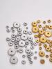 5-100 Piezas Acero Inoxidable Espaciadores Circulares Planos Para Pulsera DIY Collar Accesorios para Hacer Joyería