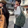 Junior Senior High School Student Schoolbag Women's Large Capacity Travel Backpack Men's Canvas Backpack