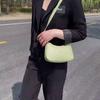 Yogodlns Fashion Casual Solid Color Shoulder Bag For Women High Quality PU Leather Underarm Bag