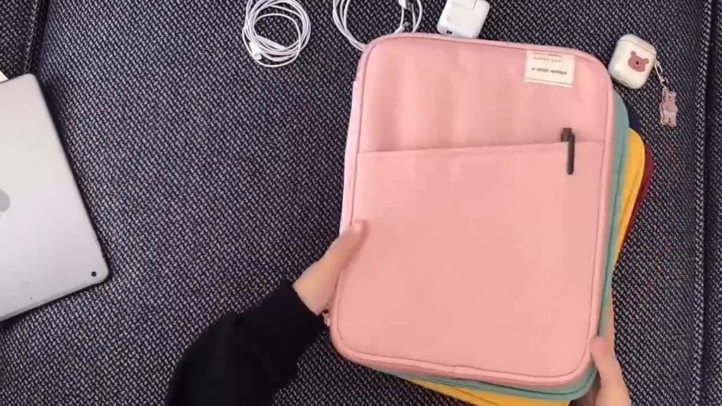 Waterproof Shockproof Handle Bag Laptop Sleeve Case for Macbook Air 11 12 13 13.6 Inch M4 M3 M2 Chip Mac Book Pro Notebook Cover