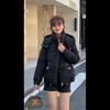 Women's Winter New Down Cotton-padded Jacket Short Removable Cap Loose and Thin Cotton-padded Jacket Thickened Cotton-padded Jacket Jacket