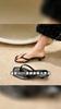 Square Toe Clip on Casual Beach Flip Flops for Women with Slim Heels and Sandals for Women