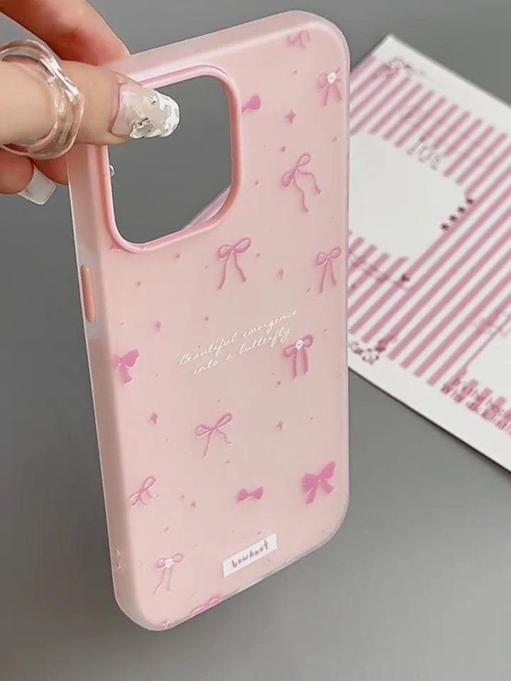 Skinny iPhone 16 Case Compatible and Fits 15 14 13/12/11promax /xsmax/xr Bowtie