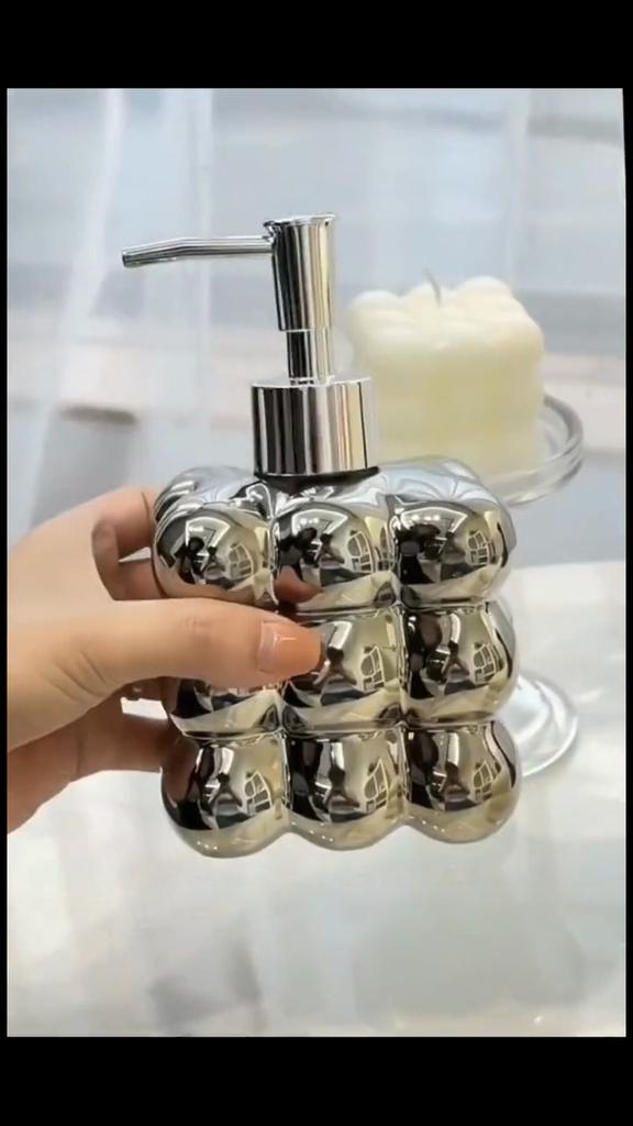 Bathroom Supplies Ceramic Emulsion Bottle Bathroom Shower Gel Press Bottle Creative Soap Dispenser Bathroom Decoration Modern
