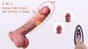 8.27" Waterproof Liquid Silicone Dildo with 10 Vibrations,360° Rotation,Heating,Remote Control,Rechargeable - for G-Spot Stimulation,Couples,and Gifts