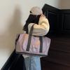 Dry and Wet Separate Travel Bag Women's Large Capacity Outdoor Duffel Bag Extensible Lightweight Yoga Fitness Bag