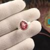 Pink Tourmaline Gemstone 925 Sterling Silver Handmade Jewelry Partywear Ring For Women RR-77-2