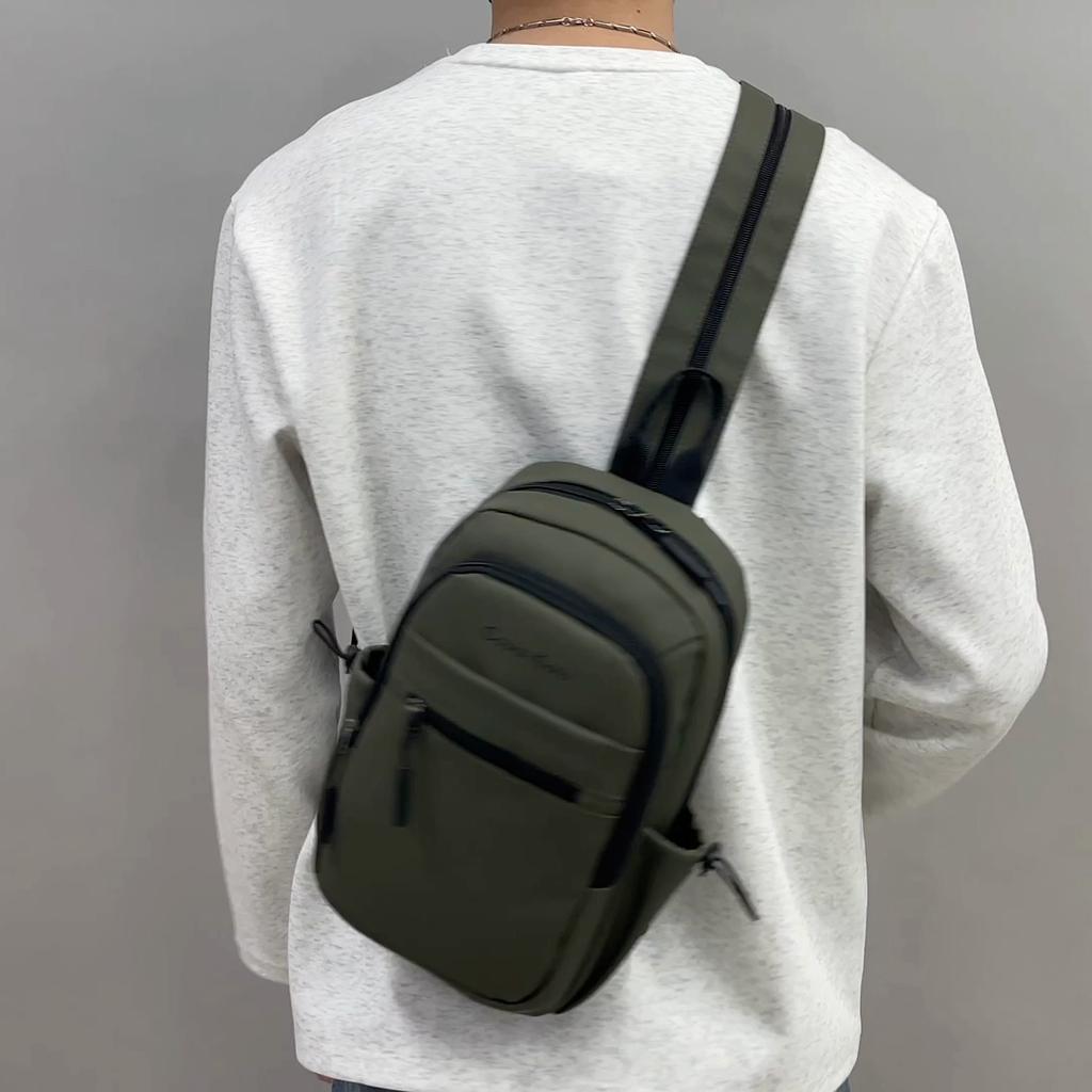Men's Large Capacity Chest Bag Travel Backpack Multi-function Backpack
