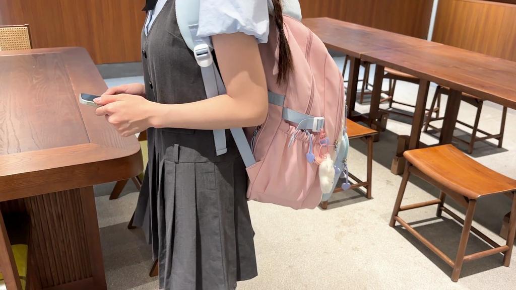 Women's Backpack Lightweight High School Student Schoolbag