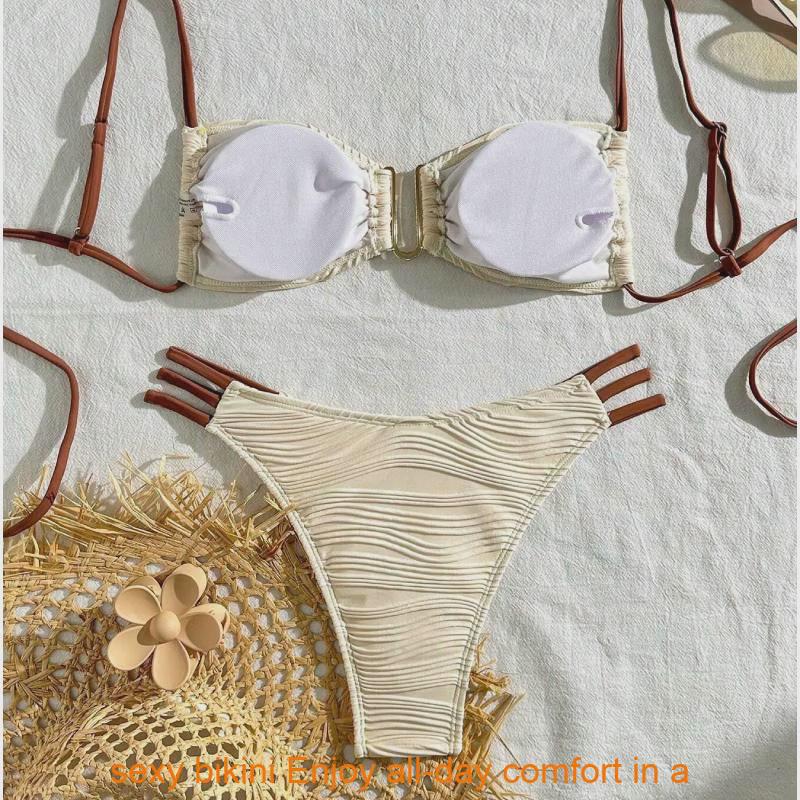 Womens Sexy Euro Bikini Set With Polyester Fabric For Swimming And Water Sports